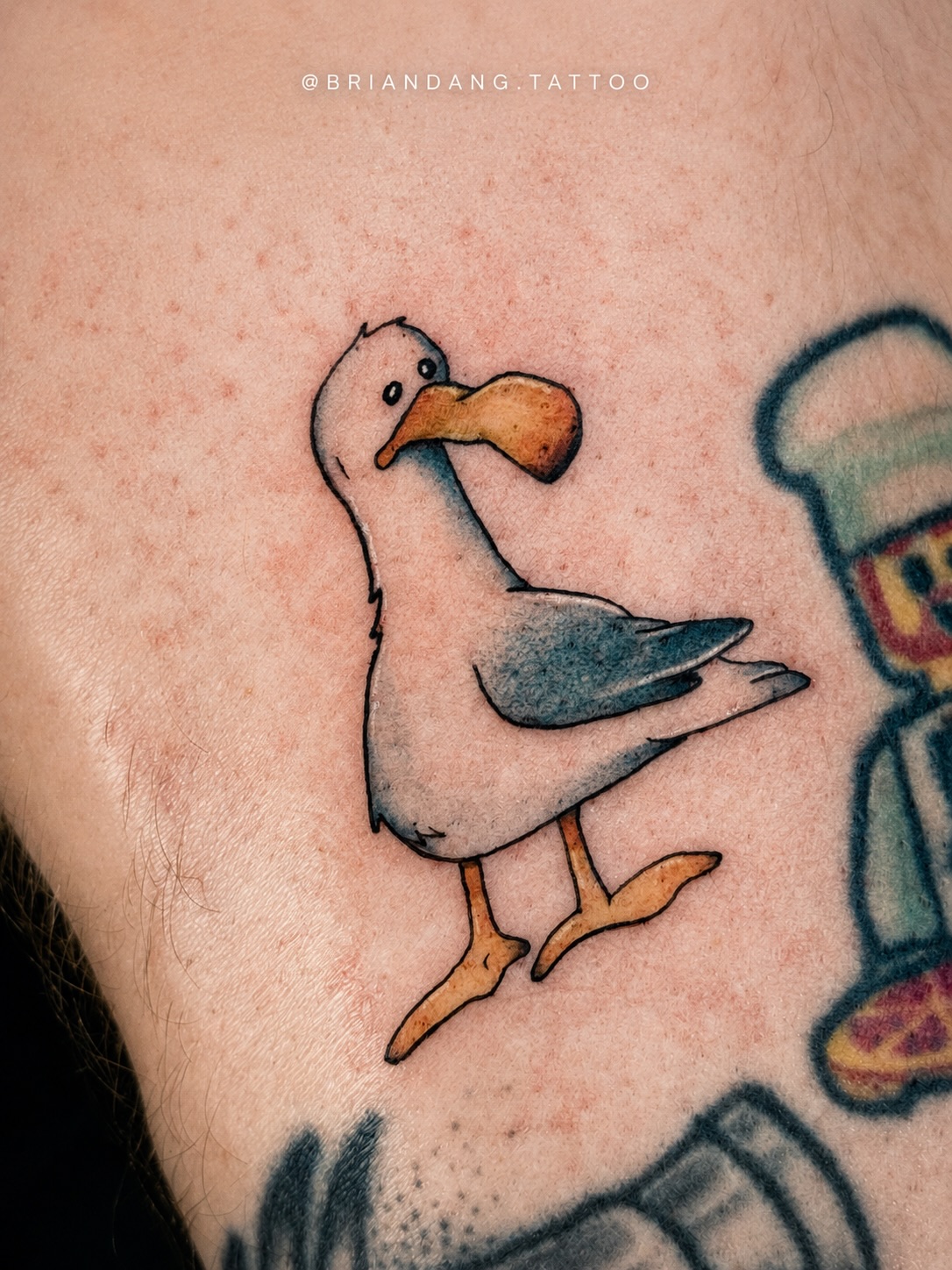 Seagull tattoo